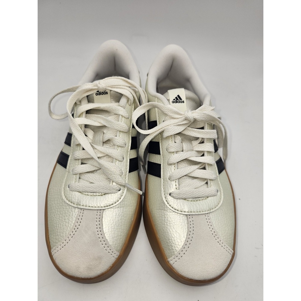 adidas VL Court 3.0 Low-Top Gum Sole Retro Sneakers women's Size 7